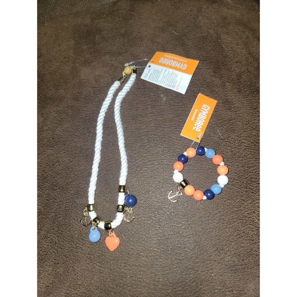 Gymboree cutie on the coast anchor necklace and bracelet nwt jewelry